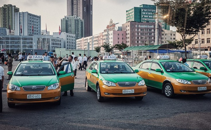 North Korean Taxis aren't for tourists