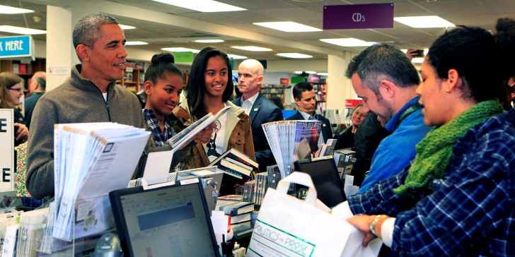 Obama Loves Books, Just Like Hillary