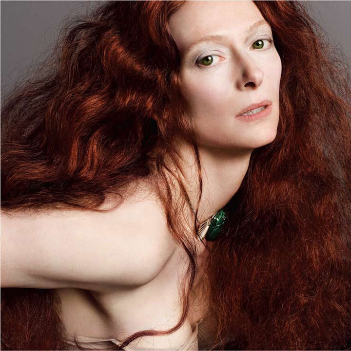 Mysterious Redhead: Tilda Swinton