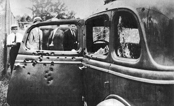 Bonnie & CLyde's Bullet-Riddled Car